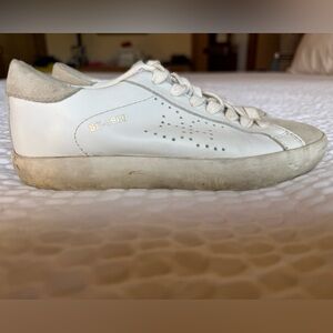 Sam Edelman White Leather Sneakers